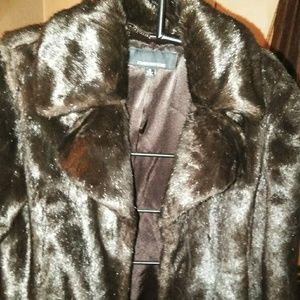 Jones new york faux long coat